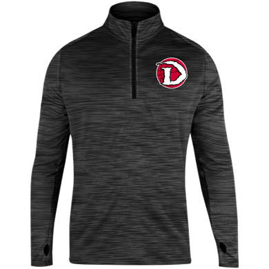 Dragons 1/4 Zip Drop Tail Heather Performance Pullover