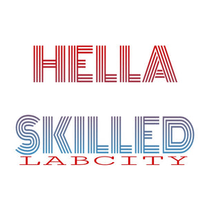 HELLA SKILLED HOODIE (Ice Blue Collection)