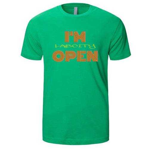 I’m Open Tee (Go Green Collection) by LABCITY
