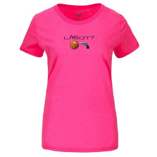LADIES SHOOT THE ROCK TEE by LABCITY