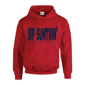 SIP SUMTHIN 'The Movement' HOODIE by LABCITY (ALL RED EVERYTHING COLLECTION)