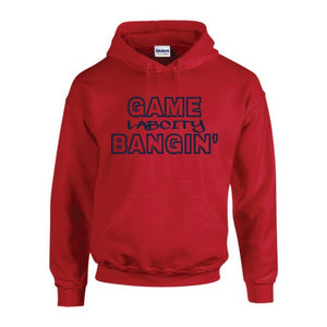 GAME BANGIN' HOODIE (ALL RED COLLECTION) by LABCITY