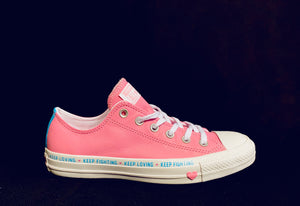 Women’s Converse Chuck Taylor All Star Leather "Keep Loving/Keep Fighting”