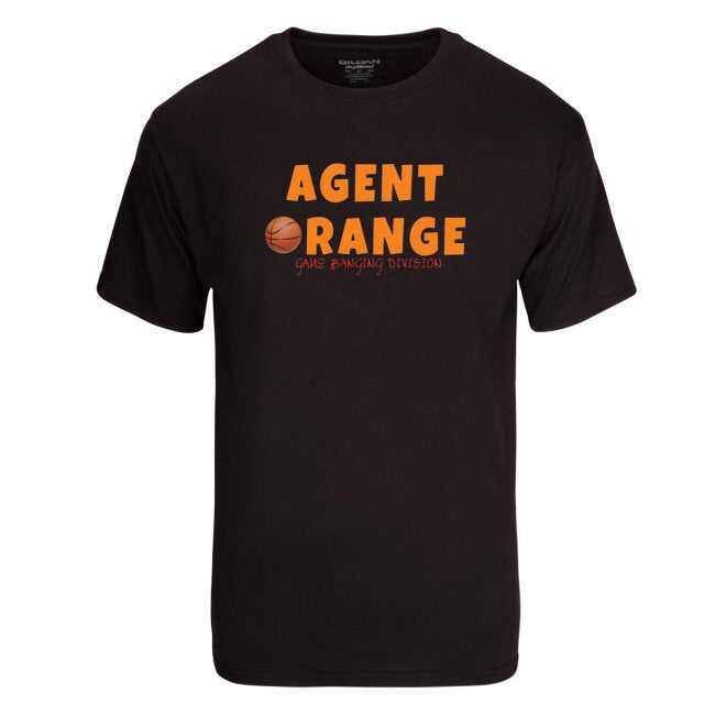 AGENT ORANGE: GAME BANGING DIVISION TEE by LABCITY
