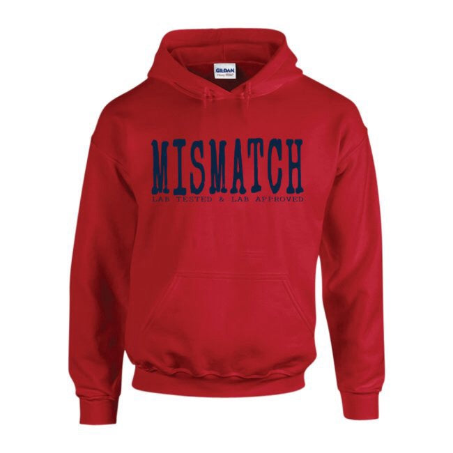 MISMATCH HOODIE (ALL RED COLLECTION) by LABCITY