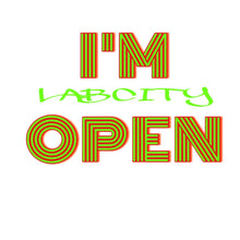 I’m Open Tee (Go Green Collection) by LABCITY