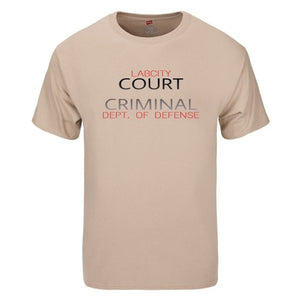 BASKETBALL COURT CRIMINAL TEE by LABCITY