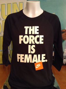 THE FORCE IS FEMALE NIKE TOP by LABCITY