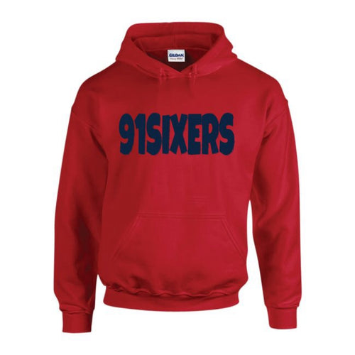 91Sixers Hoodie (All Red Everything Collection)