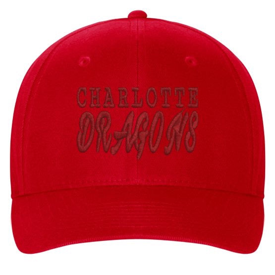 CHARLOTTE DRAGONS FAN FITTED CAP