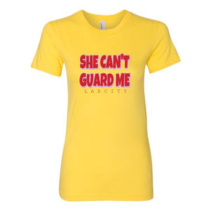 LADIES 'SHE CANT GUARD ME' TEE by LABCITY